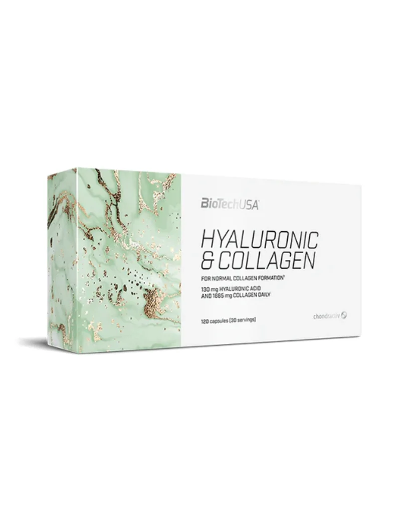 BioTechUSA Hyaluronic & Collagen, 120 kaps.